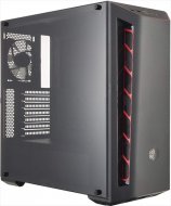 Cooler Master MasterBox MB510L, 2xUSB3.0, 1x120 Fan, w/o PSU, Black, Red Trim, ATX , 